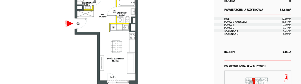 Mieszkanie w inwestycji: Metro Art 11