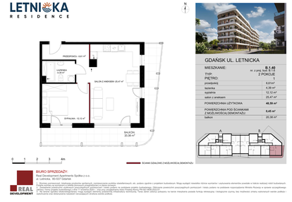 Mieszkanie w inwestycji: Letnicka Residence