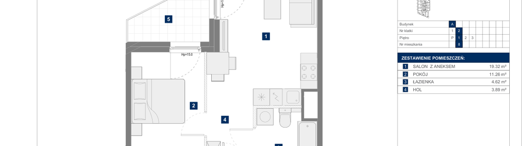 Mieszkanie w inwestycji: Apartamenty Park Matecznego Etap 1