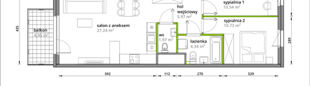 Mieszkanie w inwestycji: Aleje Praskie