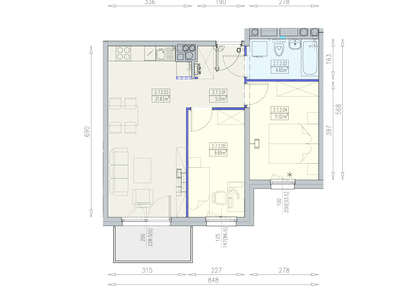 Mieszkanie w inwestycji: Południk 17 - budynek K1