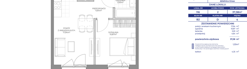 Mieszkanie w inwestycji: Osiedle Prystora Etap 2