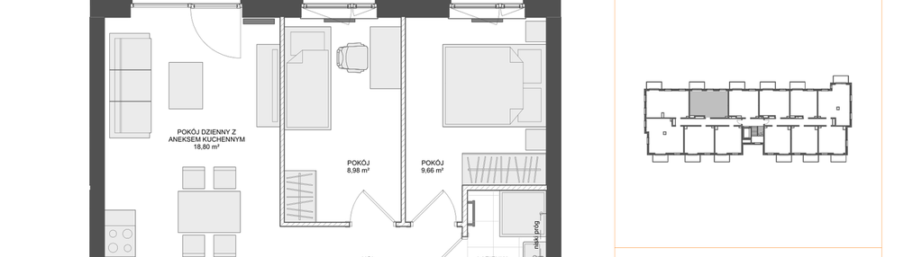 Mieszkanie w inwestycji: Osiedle Przy Błoniach 3 etap III