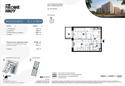 Mieszkanie w inwestycji: Nowe Promenady etap II