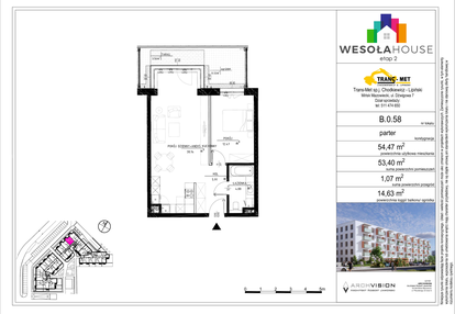 Mieszkanie w inwestycji: Wesoła House Etap II