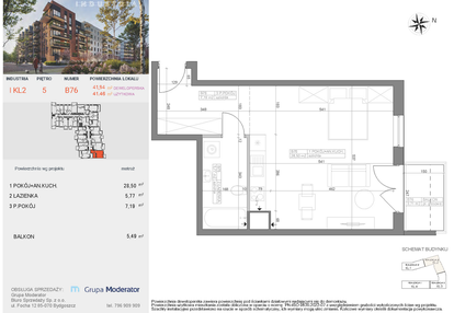Mieszkanie w inwestycji: Industria etap I-B