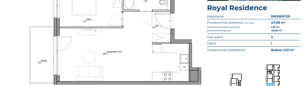Mieszkanie w inwestycji: Royal Residence 6B