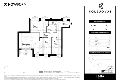 Mieszkanie w inwestycji: Kolejova 1