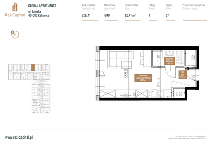 Mieszkanie w inwestycji: Global Apartments