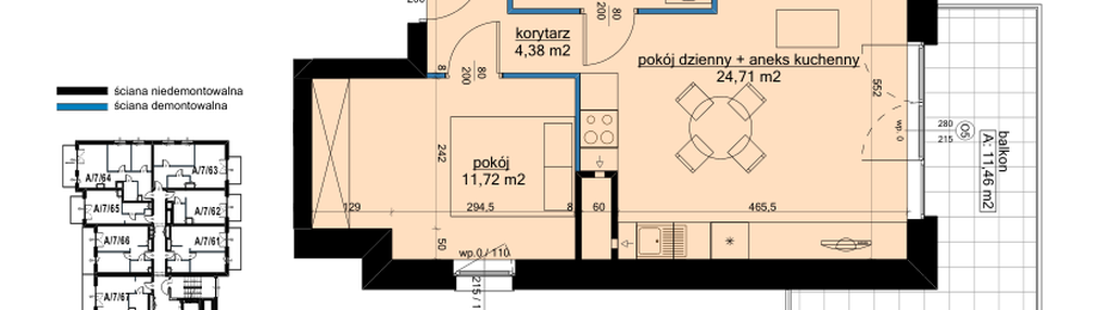 Mieszkanie w inwestycji: Osiedle Hawelańska etap III - bud. A