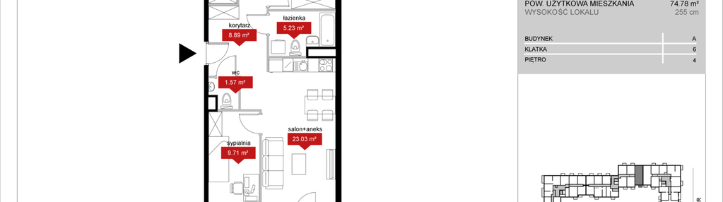 Mieszkanie w inwestycji: Atrium - Nowy Szczepin