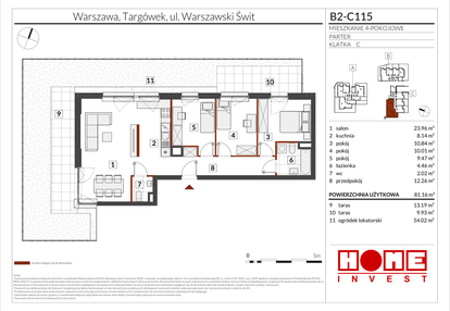 Mieszkanie w inwestycji: Warszawski Świt etap IX