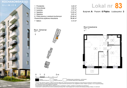 Mieszkanie w inwestycji: Osiedle Kochanowskiego - Gliwice