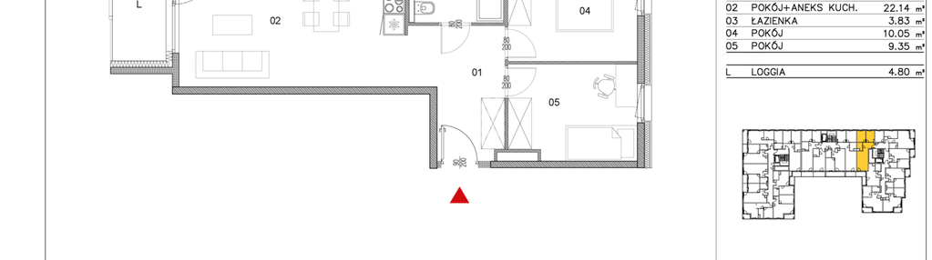 Mieszkanie w inwestycji: Morwowa 3