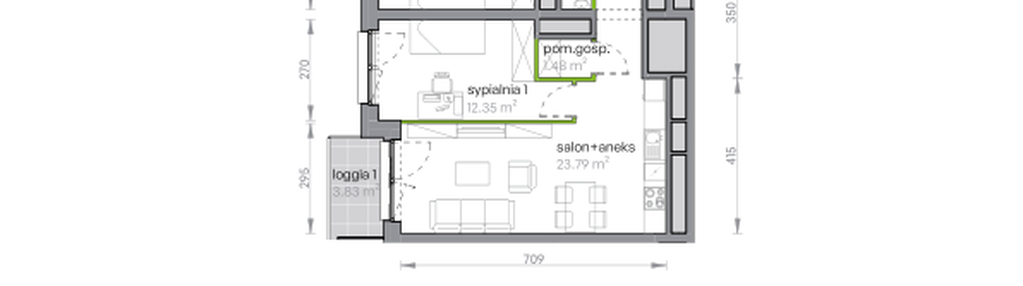 Mieszkanie w inwestycji: Legnicka Vita