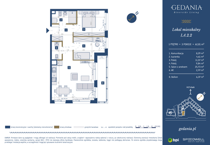 Mieszkanie w inwestycji: GEDANIA Riverside Living