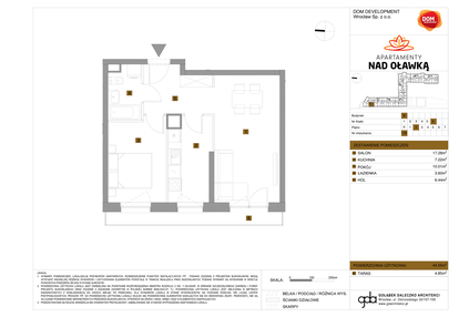 Mieszkanie w inwestycji: Apartamenty nad Oławką etap II