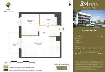 Mieszkanie w inwestycji: Apartamenty 3 Maja