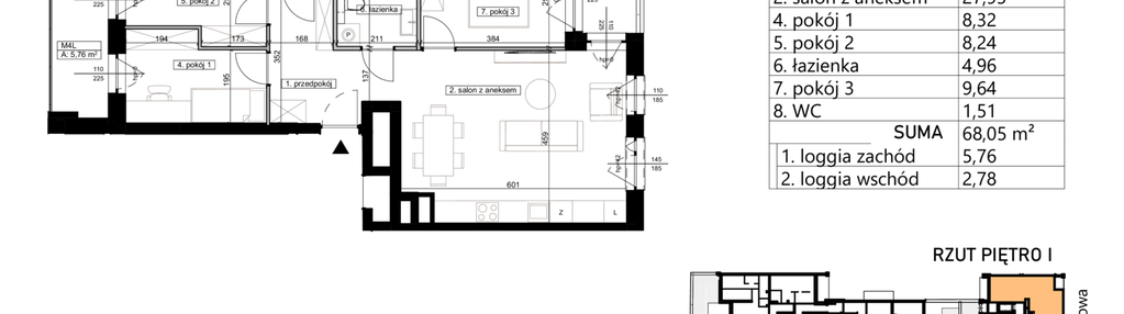 Mieszkanie w inwestycji: Finezja