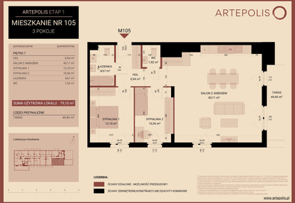 Mieszkanie w inwestycji: Artepolis