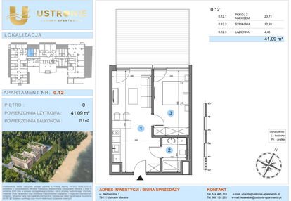 Mieszkanie w inwestycji: Ustronie Luxury Apartments