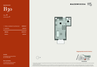 Mieszkanie w inwestycji: Mazowiecka 115