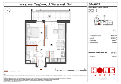 Mieszkanie w inwestycji: Warszawski Świt etap VIII