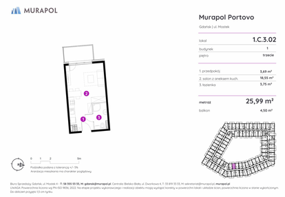 Mieszkanie w inwestycji: Murapol Portovo etap II