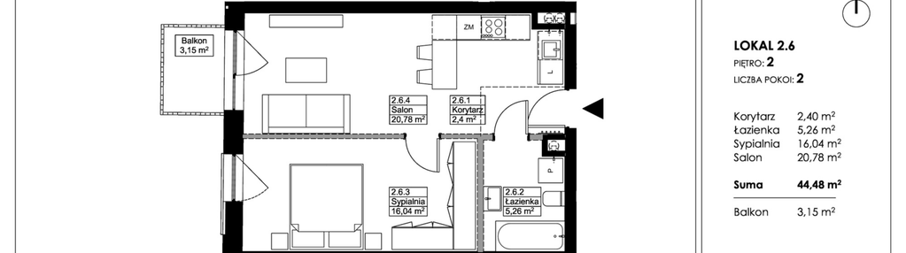Mieszkanie w inwestycji: Nowa Strycharska | STR 6