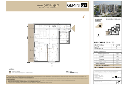 Mieszkanie w inwestycji: GEMINI G-7