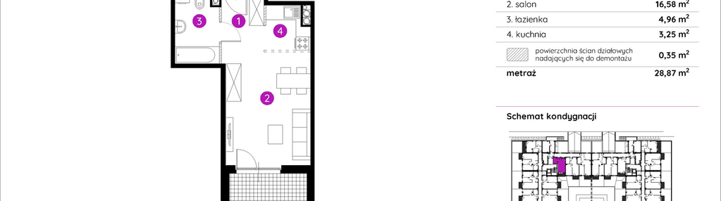 Mieszkanie w inwestycji: Murapol Apartamenty na Wzgórzu - bud. 4 i 5