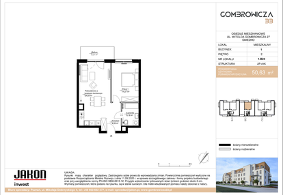 Mieszkanie w inwestycji: Gombrowicza 33