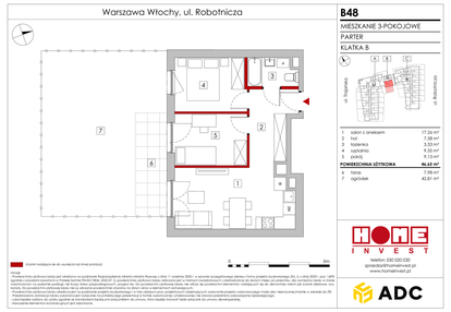 Mieszkanie w inwestycji: Zakątek Włochy