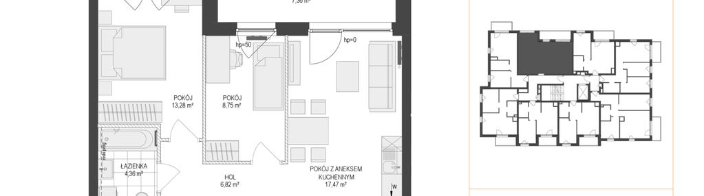 Mieszkanie w inwestycji: Osiedle Warszawska etap II