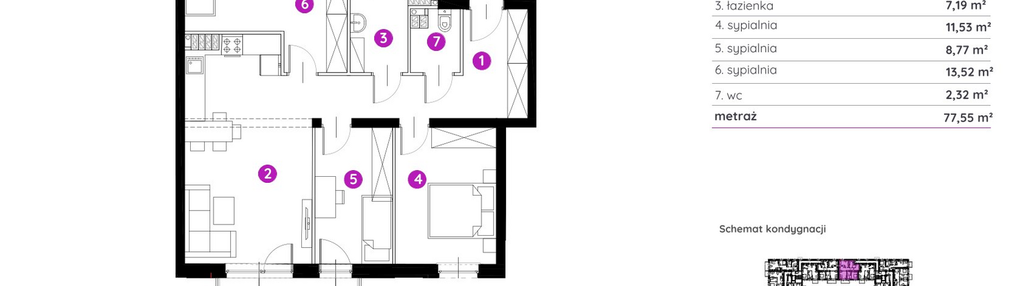 Mieszkanie w inwestycji: Murapol Trzy Lipki etap II