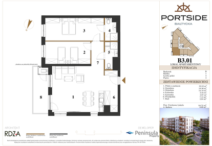 Mieszkanie w inwestycji: Portside Bałtycka