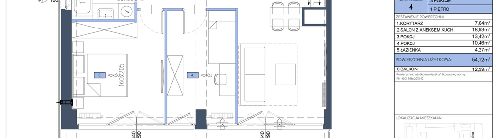 Mieszkanie w inwestycji: Apartamenty Jana Pawła 34