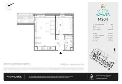 Mieszkanie w inwestycji: Vista Wawer