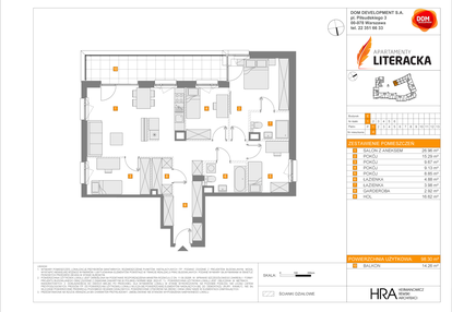 Mieszkanie w inwestycji: Apartamenty Literacka etap 2.2