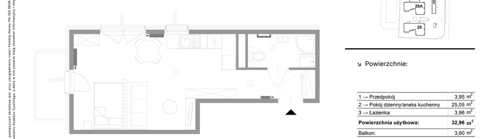 Mieszkanie w inwestycji: Strzelców 28