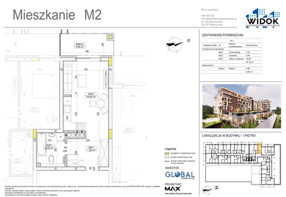Mieszkanie w inwestycji: Apartamenty Widok Włoszczowa