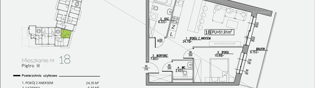 Mieszkanie w inwestycji: MANIA Apartamenty