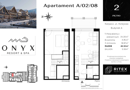 Mieszkanie w inwestycji: Onyx Resort & Spa