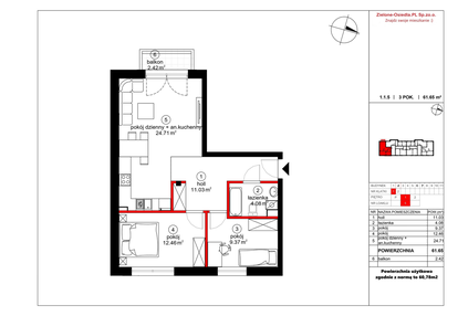 Mieszkanie w inwestycji: Czynu Społecznego 65F