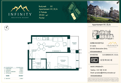 Mieszkanie w inwestycji: Infinity Mountain Resort etap 2