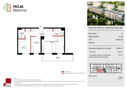 Mieszkanie w inwestycji: Moja Retkinia