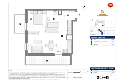 Mieszkanie w inwestycji: Apartamenty Park Matecznego Etap 1