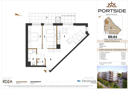 Mieszkanie w inwestycji: Portside Bałtycka