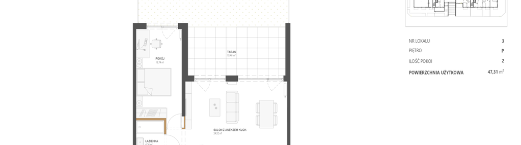 Mieszkanie w inwestycji: Popularna 35