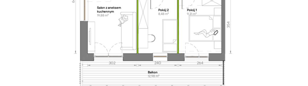 Mieszkanie w inwestycji: Żywiecka Vita